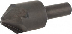Hertel - 1" Head Diam, 1/2" Shank Diam, 4 Flute 82° High Speed Steel Countersink - 2-13/16" OAL, Straight Shank - Industrial Tool & Supply