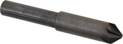 Hertel - 5/16" Head Diam, 1/4" Shank Diam, 6 Flute 82° High Speed Steel Countersink - Industrial Tool & Supply