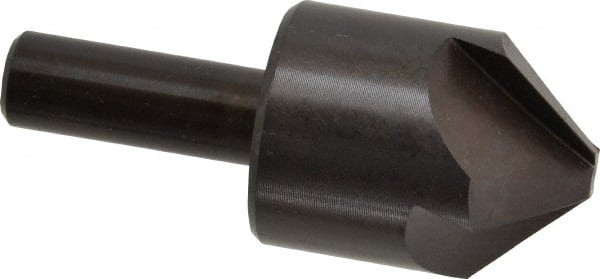 Hertel - 1-1/4" Head Diam, 1/2" Shank Diam, 4 Flute 90° High Speed Steel Countersink - Industrial Tool & Supply