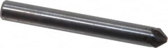 Hertel - 3/16" Head Diam, 3/16" Shank Diam, 6 Flute 82° High Speed Steel Countersink - Industrial Tool & Supply