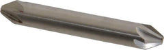 Hertel - 3/8" Head Diam, 3/8" Shank Diam, 6 Flute 60° High Speed Steel Countersink - 2-1/2" OAL, Straight Shank - Industrial Tool & Supply