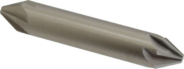 Hertel - 5/8" Head Diam, 5/8" Shank Diam, 6 Flute 60° High Speed Steel Countersink - Industrial Tool & Supply