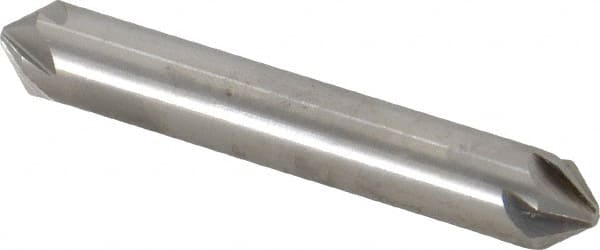 Hertel - 3/8" Head Diam, 3/8" Shank Diam, 6 Flute 82° High Speed Steel Countersink - Industrial Tool & Supply