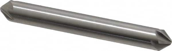 Hertel - 1/4" Head Diam, 1/4" Shank Diam, 6 Flute 82° High Speed Steel Countersink - Industrial Tool & Supply