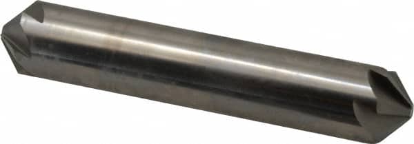 Hertel - 5/8" Head Diam, 5/8" Shank Diam, 6 Flute 100° High Speed Steel Countersink - Industrial Tool & Supply