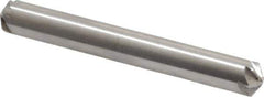 Hertel - 1/4" Head Diam, 1/4" Shank Diam, 6 Flute 120° High Speed Steel Countersink - 2" OAL, Straight Shank - Industrial Tool & Supply