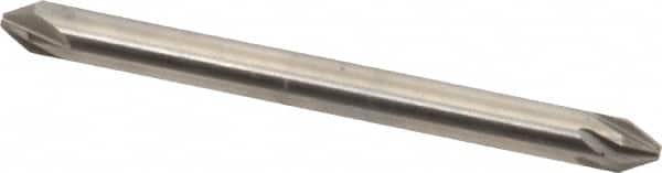 Hertel - 1/8" Head Diam, 1/8" Shank Diam, 6 Flute 60° High Speed Steel Countersink - Industrial Tool & Supply