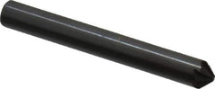 Hertel - 1/4" Head Diam, 1/4" Shank Diam, 6 Flute 90° High Speed Steel Countersink - 2" OAL, Straight Shank - Industrial Tool & Supply