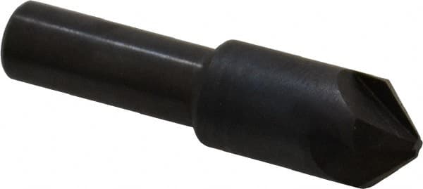 Hertel - 1/2" Head Diam, 3/8" Shank Diam, 4 Flute 90° High Speed Steel Countersink - Industrial Tool & Supply