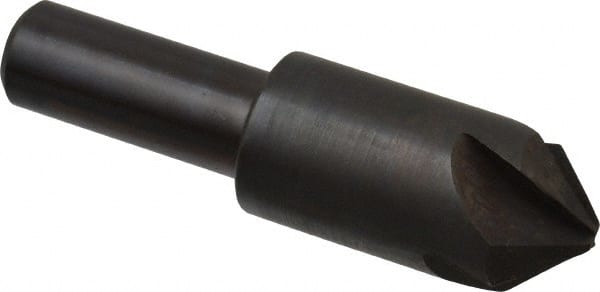 Hertel - 3/4" Head Diam, 1/2" Shank Diam, 4 Flute 90° High Speed Steel Countersink - Industrial Tool & Supply