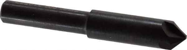 Hertel - 5/16" Head Diam, 1/4" Shank Diam, 4 Flute 90° High Speed Steel Countersink - 1-3/4" OAL, Straight Shank - Industrial Tool & Supply