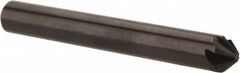 Hertel - 1/4" Head Diam, 1/4" Shank Diam, 6 Flute 82° High Speed Steel Countersink - Industrial Tool & Supply