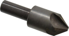 Hertel - 7/8" Head Diam, 1/2" Shank Diam, 4 Flute 82° High Speed Steel Countersink - Industrial Tool & Supply