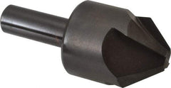 Hertel - 1-1/4" Head Diam, 1/2" Shank Diam, 4 Flute 82° High Speed Steel Countersink - 3-3/8" OAL, Straight Shank - Industrial Tool & Supply