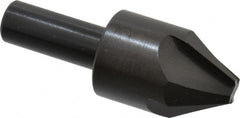 Hertel - 1" Head Diam, 1/2" Shank Diam, 4 Flute 60° High Speed Steel Countersink - Industrial Tool & Supply