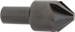 Hertel - 1-1/4" Head Diam, 3/4" Shank Diam, 6 Flute 82° High Speed Steel Countersink - Industrial Tool & Supply