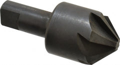 Hertel - 1-1/2" Head Diam, 3/4" Shank Diam, 6 Flute 90° High Speed Steel Countersink - Industrial Tool & Supply