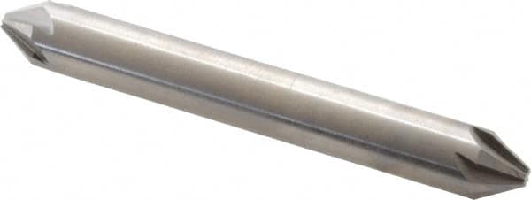 Hertel - 5/16" Head Diam, 5/16" Shank Diam, 6 Flute 60° High Speed Steel Countersink - Industrial Tool & Supply