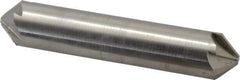 Hertel - 3/4" Head Diam, 3/4" Shank Diam, 6 Flute 90° High Speed Steel Countersink - 4" OAL, Straight Shank - Industrial Tool & Supply
