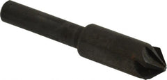 Hertel - 3/8" Head Diam, 1/4" Shank Diam, 6 Flute 90° High Speed Steel Countersink - Industrial Tool & Supply