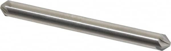 Hertel - 3/16" Head Diam, 3/16" Shank Diam, 6 Flute 90° High Speed Steel Countersink - Industrial Tool & Supply
