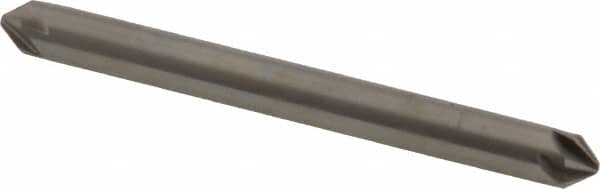 Hertel - 3/16" Head Diam, 3/16" Shank Diam, 6 Flute 82° High Speed Steel Countersink - Industrial Tool & Supply