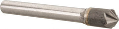 Hertel - 5/16" Head Diam, 1/4" Shank Diam, 6 Flute 100° Solid Carbide Countersink - Industrial Tool & Supply