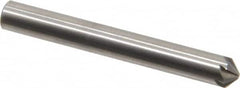 Hertel - 3/16" Head Diam, 3/16" Shank Diam, 6 Flute 100° Solid Carbide Countersink - Industrial Tool & Supply