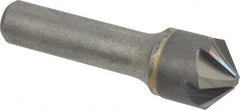 Hertel - 3/4" Head Diam, 1/2" Shank Diam, 6 Flute 100° Solid Carbide Countersink - Industrial Tool & Supply