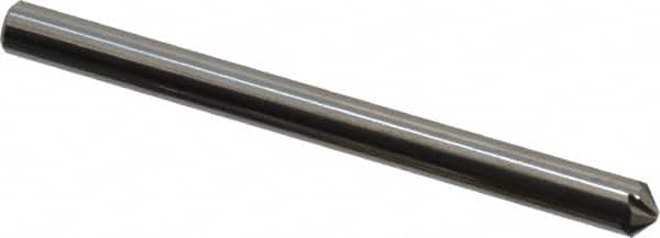 Hertel - 1/8" Head Diam, 1/8" Shank Diam, 6 Flute 100° Solid Carbide Countersink - Industrial Tool & Supply
