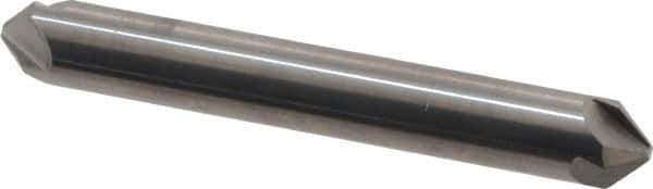 Hertel - 5/16" Head Diam, 5/16" Shank Diam, 4 Flute 90° Solid Carbide Countersink - 2-1/8" OAL, Straight Shank - Industrial Tool & Supply