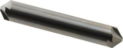 Hertel - 1/2" Head Diam, 1/2" Shank Diam, 4 Flute 100° Solid Carbide Countersink - Industrial Tool & Supply