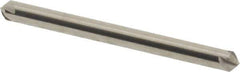 Hertel - 1/8" Head Diam, 1/8" Shank Diam, 4 Flute 90° Solid Carbide Countersink - 1-1/2" OAL, Straight Shank - Industrial Tool & Supply