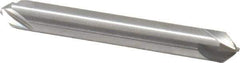 Hertel - 1/4" Head Diam, 1/4" Shank Diam, 4 Flute 82° Solid Carbide Countersink - 2" OAL, Straight Shank - Industrial Tool & Supply