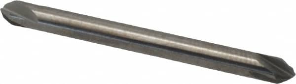 Hertel - 1/8" Head Diam, 1/8" Shank Diam, 4 Flute 60° Solid Carbide Countersink - Industrial Tool & Supply