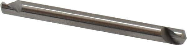 Hertel - 1/8" Head Diam, 1/8" Shank Diam, 1 Flute 120° Solid Carbide Countersink - 1-1/2" OAL, Straight Shank - Industrial Tool & Supply