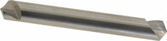 Hertel - 1/4" Head Diam, 1/4" Shank Diam, 1 Flute 120° Solid Carbide Countersink - Industrial Tool & Supply