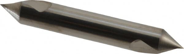 Hertel - 3/8" Head Diam, 3/8" Shank Diam, 1 Flute 60° Solid Carbide Countersink - Industrial Tool & Supply