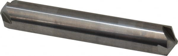 Hertel - 1/2" Head Diam, 1/2" Shank Diam, 4 Flute 120° Solid Carbide Countersink - Industrial Tool & Supply