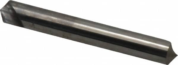 Hertel - 1/4" Head Diam, 1/4" Shank Diam, 1 Flute 110° Solid Carbide Countersink - Industrial Tool & Supply