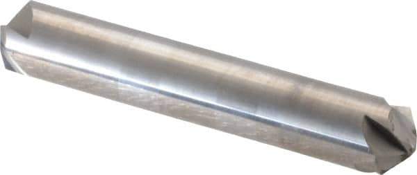 Hertel - 1/2" Head Diam, 1/2" Shank Diam, 4 Flute 110° Solid Carbide Countersink - 3" OAL, Straight Shank - Industrial Tool & Supply