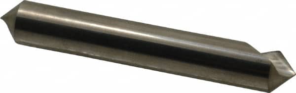 Hertel - 3/8" Head Diam, 3/8" Shank Diam, 1 Flute 90° Solid Carbide Countersink - Industrial Tool & Supply