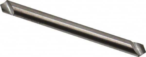 Hertel - 1/8" Head Diam, 1/8" Shank Diam, 1 Flute 100° Solid Carbide Countersink - Industrial Tool & Supply