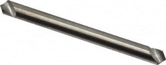 Hertel - 1/8" Head Diam, 1/8" Shank Diam, 1 Flute 100° Solid Carbide Countersink - Industrial Tool & Supply