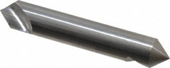 Hertel - 1/2" Head Diam, 1/2" Shank Diam, 1 Flute 82° Solid Carbide Countersink - Industrial Tool & Supply