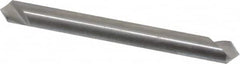 Hertel - 3/16" Head Diam, 3/16" Shank Diam, 1 Flute 90° Solid Carbide Countersink - Industrial Tool & Supply
