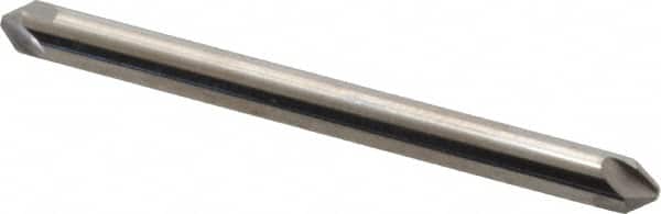 Hertel - 1/8" Head Diam, 1/8" Shank Diam, 4 Flute 82° Solid Carbide Countersink - Industrial Tool & Supply
