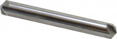 Hertel - 1/4" Head Diam, 1/4" Shank Diam, 4 Flute 120° Solid Carbide Countersink - Industrial Tool & Supply
