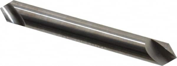 Hertel - 5/16" Head Diam, 5/16" Shank Diam, 1 Flute 90° Solid Carbide Countersink - Industrial Tool & Supply