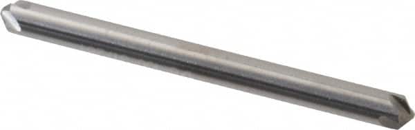 Hertel - 1/8" Head Diam, 1/8" Shank Diam, 4 Flute 100° Solid Carbide Countersink - Industrial Tool & Supply